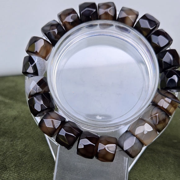 Chico's Brown and Black Beaded Bracelet - Picture 10 of 16